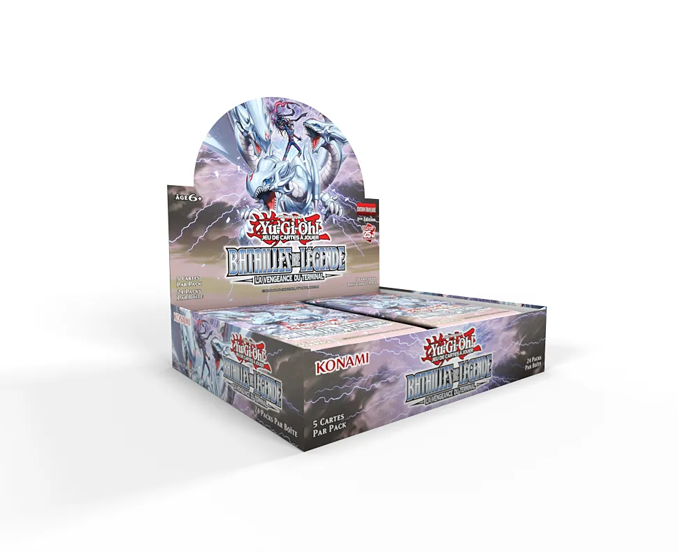 Yu-Gi-Oh! " Batailles de Légende : La Vengeance du Terminal  " Boite de Boosters- 24 Boosters