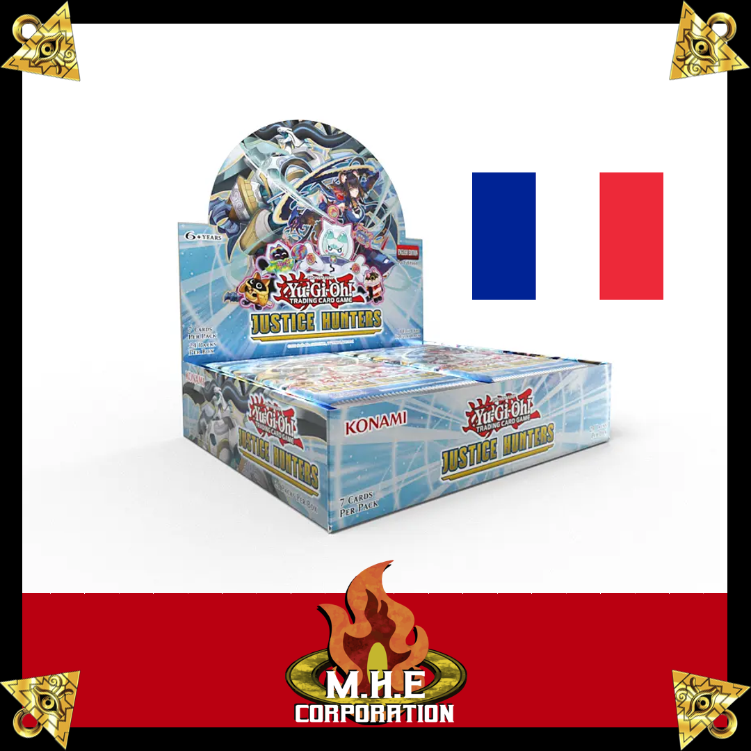 Yu-Gi-Oh! " Les Chasseurs de Justice " Boite de Boosters- 24 Boosters