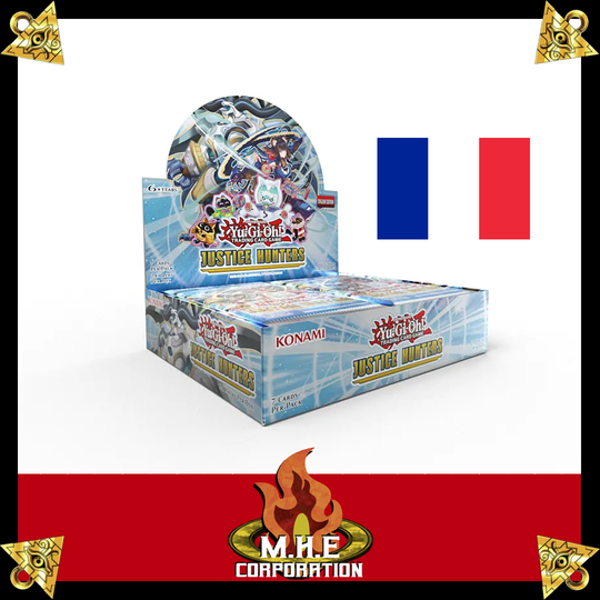 Yu-Gi-Oh! " Les Chasseurs de Justice " Boite de Boosters- 24 Boosters