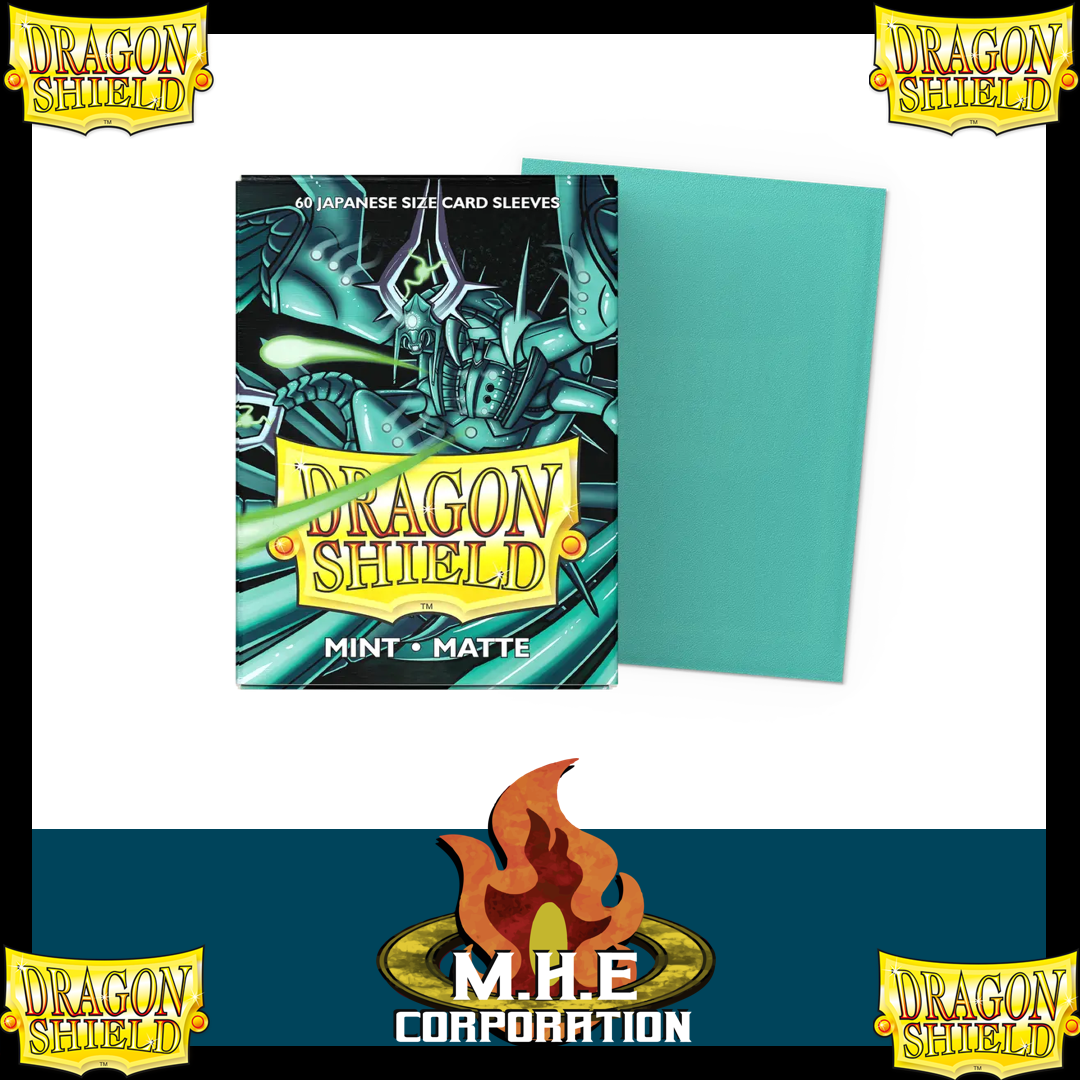 Dragon Shield - 60 protège-cartes Mat - " Format Japonais " Mint
