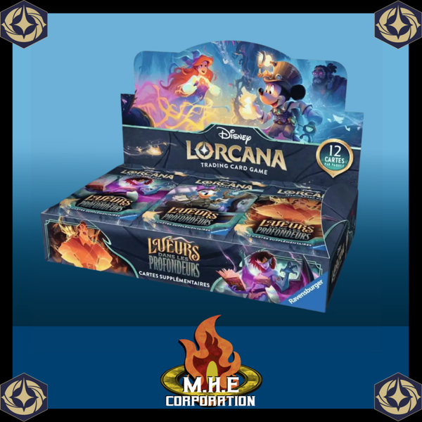 Disney Lorcana - Boite de booster 24 boosters Chapitre 10 : Lueurs des Profondeurs