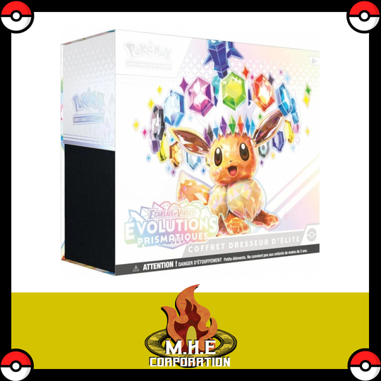 Pokémon " Elite Trainer Box " Coffret Dresseur D'elite ETB EV08.5 - Évolutions Prismatiques " Évoli "