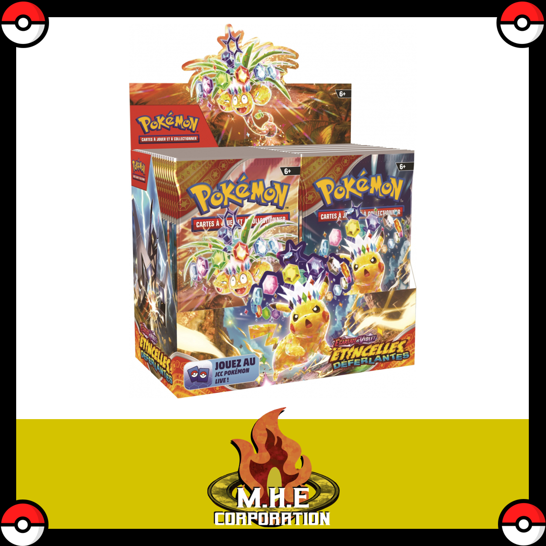 Pokémon - Display 36 Boosters EV08 " Ecarlate et Violet " - Étincelles Déferlantes