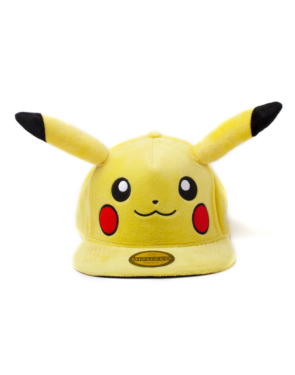 POKEMON - Casquette Snapack Premium Plush - Pikachu