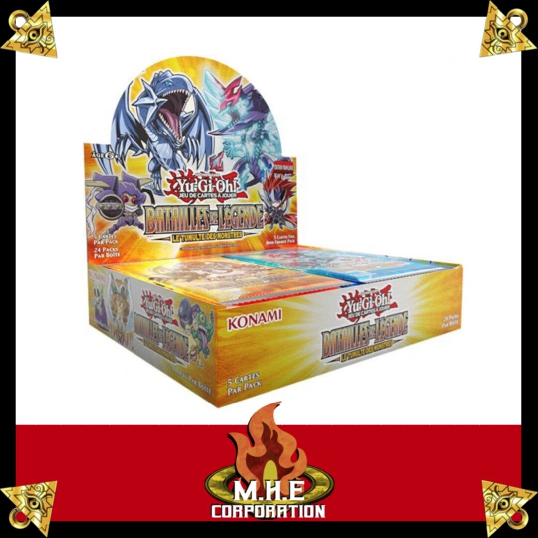 Yu-Gi-Oh! " Batailles de Légende : Le Tumulte des Monstres " Boite de Boosters- 24 Boosters