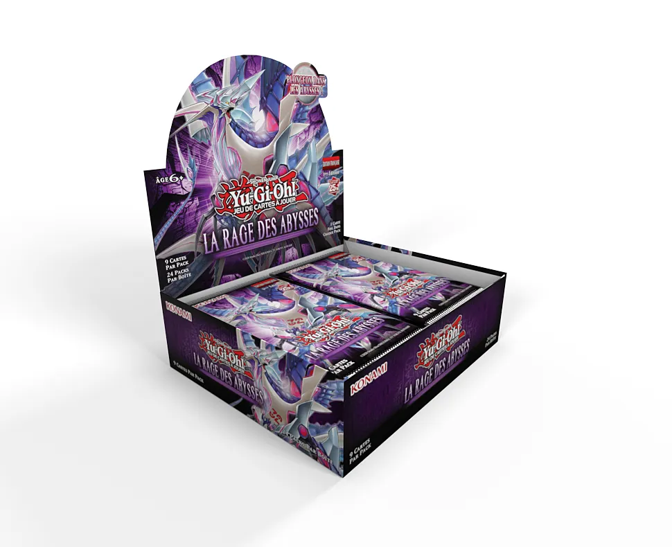 Yu-Gi-Oh! " La Rage des Abysses  " Boite de Boosters - 24 Boosters