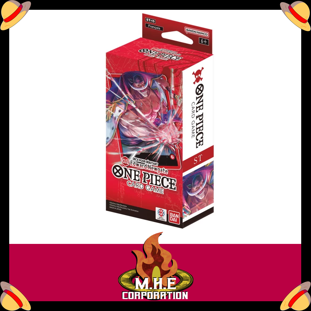 One Piece Card Game - Starter Deck - ST15 FR : RED EDWARD NEWGATE