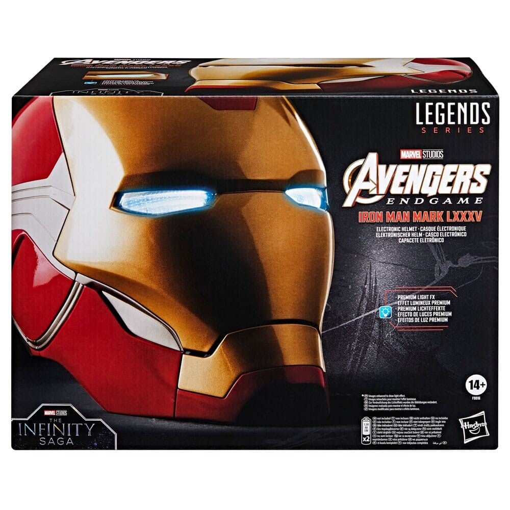 Avengers - Endgame Marvel Legends casque électronique Iron Man Mark LXXXV - Répliques: 1/1 Marvel