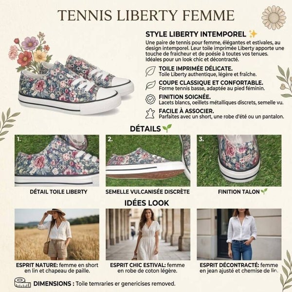 Tennis en Toile Liberty