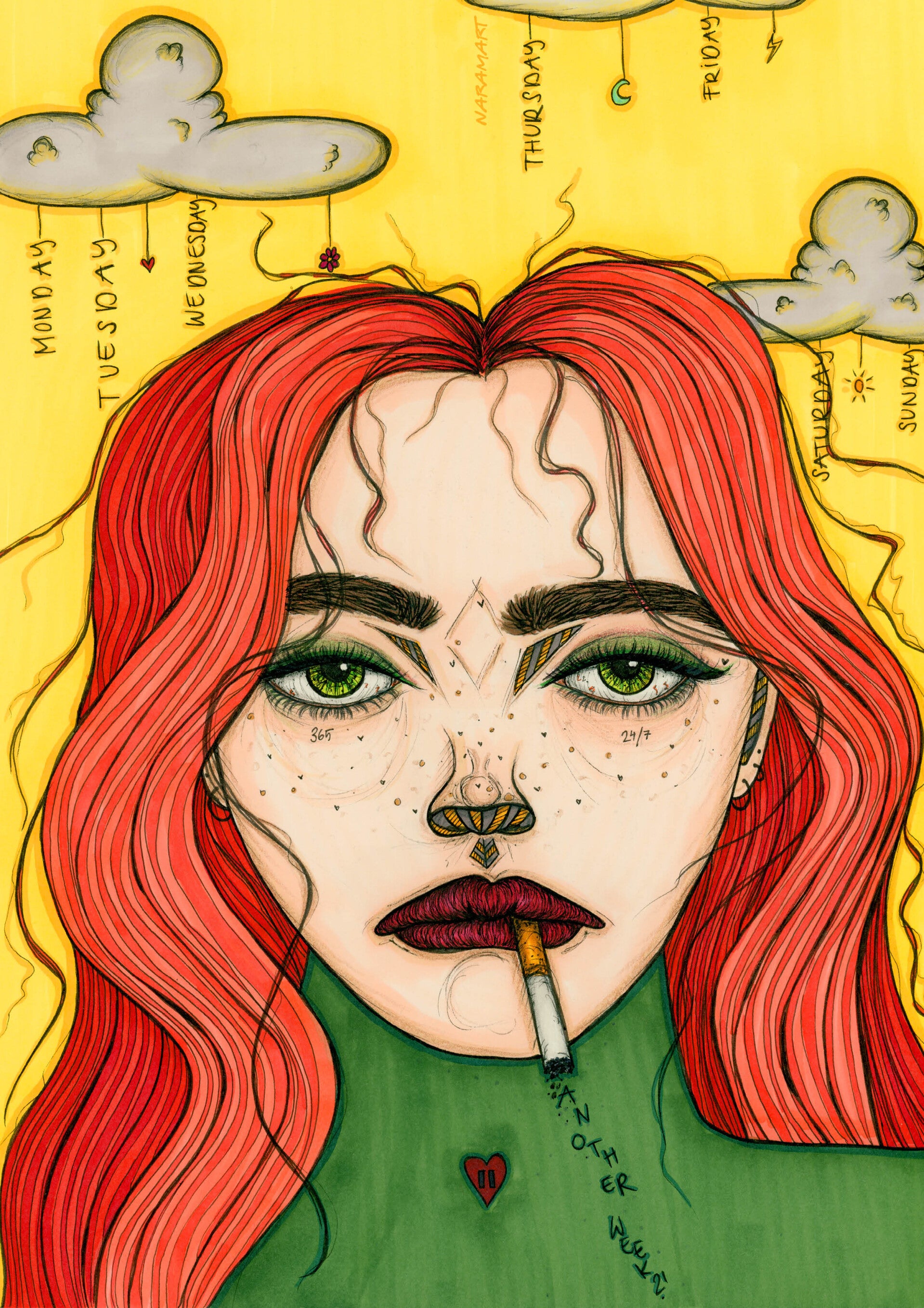 Poster  «another week?!»