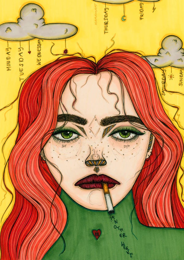 Poster  «another week?!»