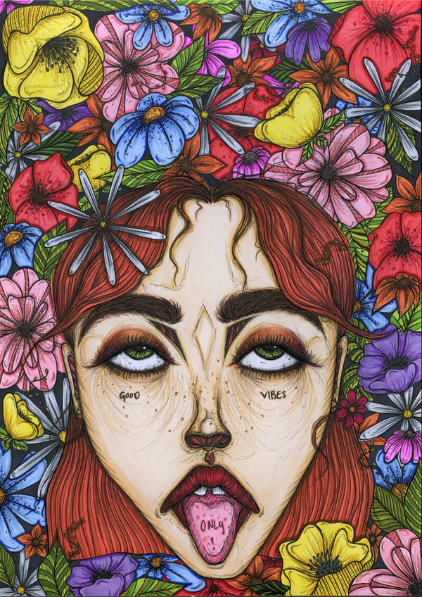 Poster  «good vibes only»