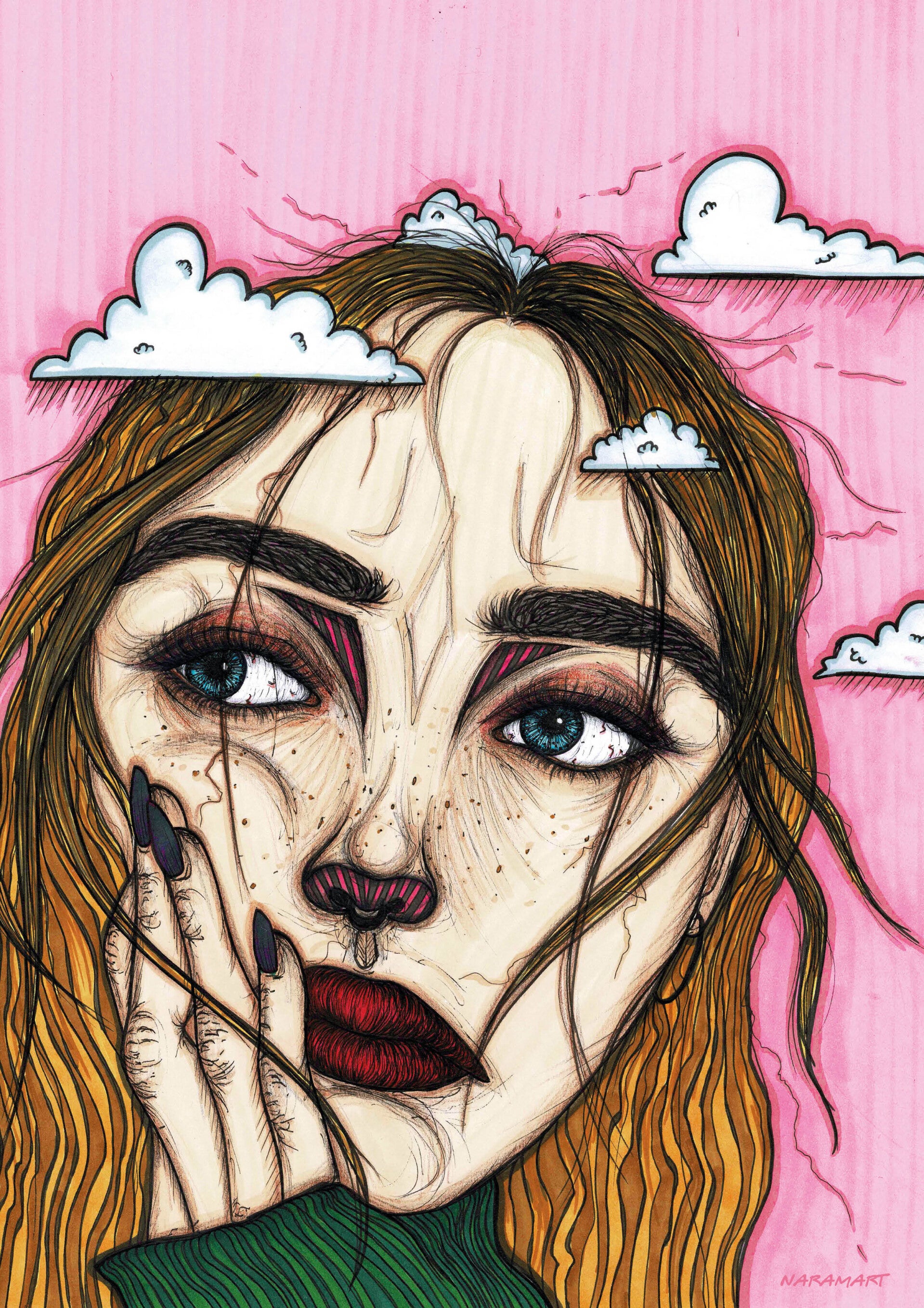 Poster  «chopf ide wolke»