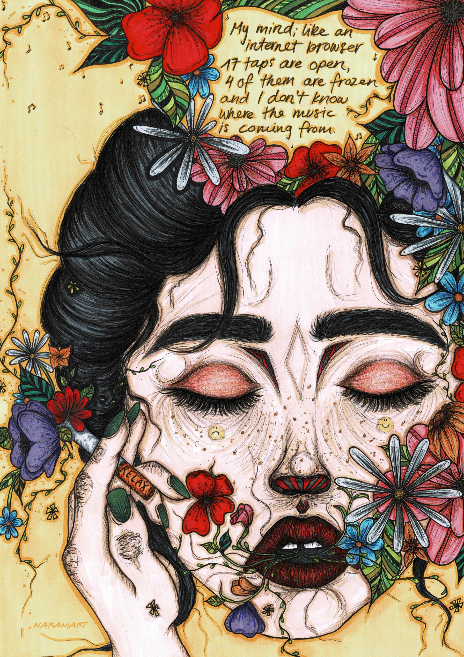 Poster  «open taps»