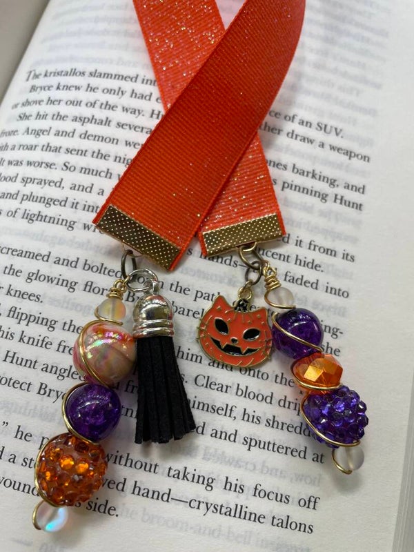 Orange & Purple Pumpkin Kitty