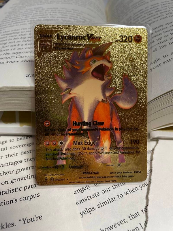 Gold PokeMon Lycanroc