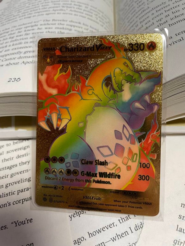 Gold PokeMon Charizard