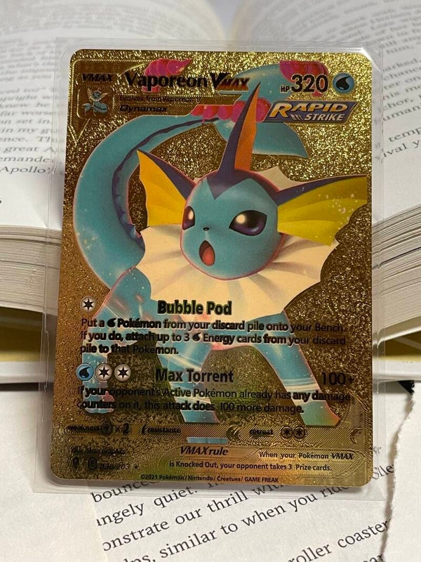 Gold PokeMon Vaporeon