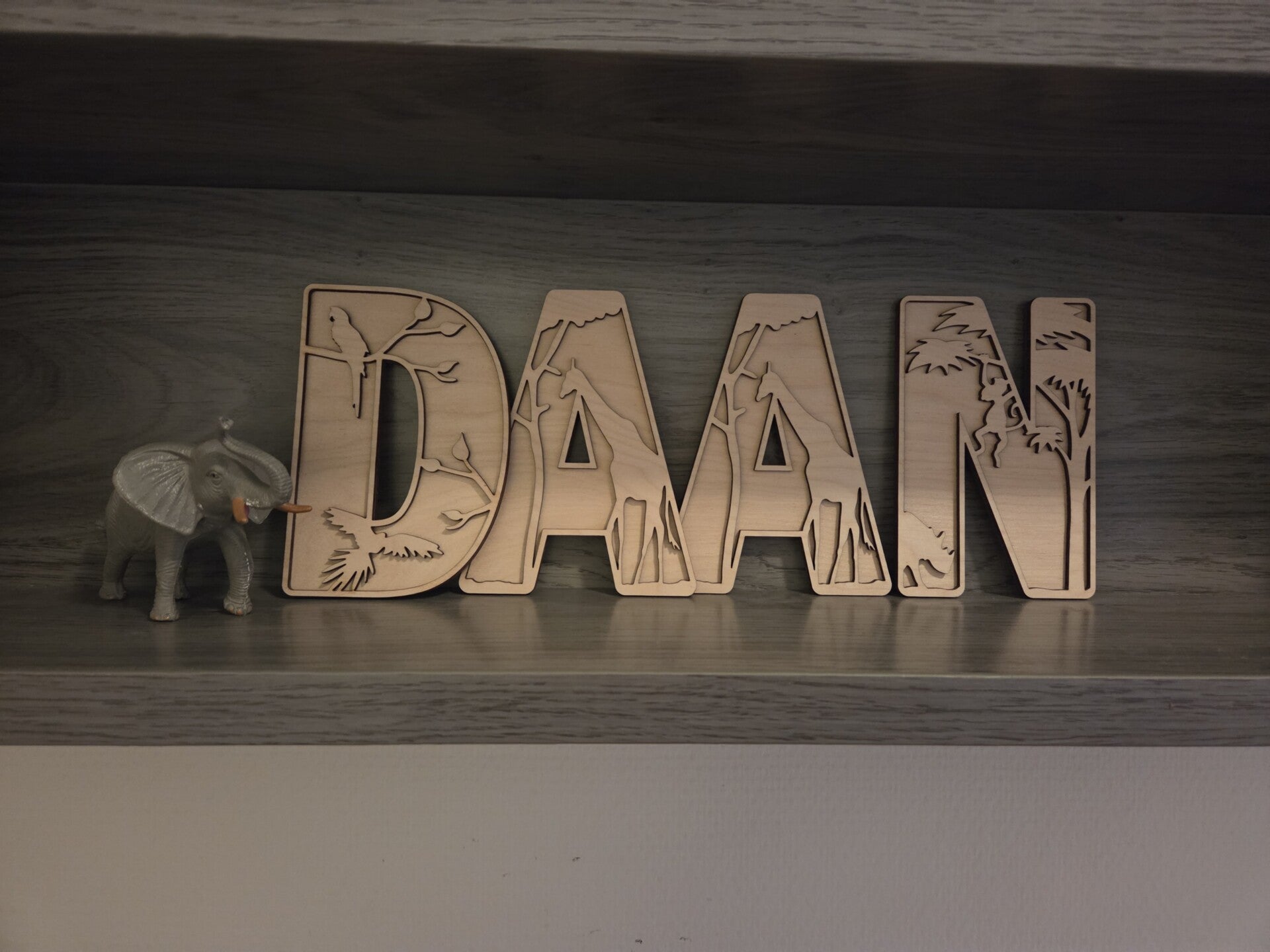 SAFARI THEMA LETTERS