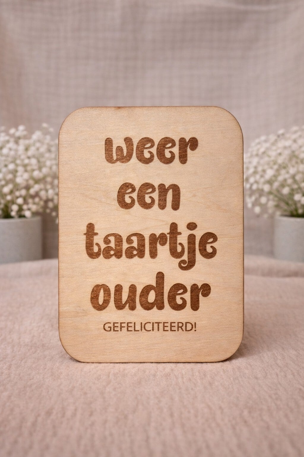 Weer een taartje ouder