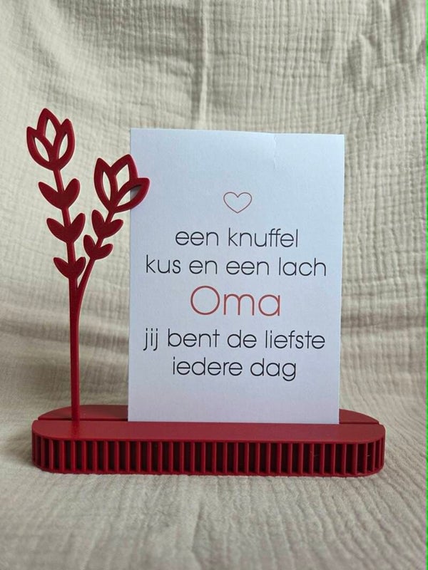 Ovale Kaartenhouder