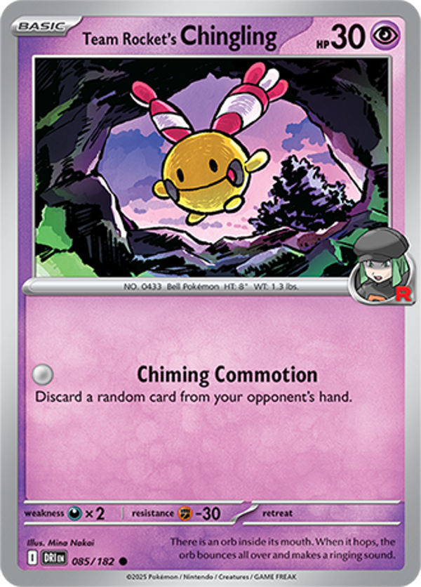 Team Rocket's Chingling (085/182) [Scarlet & Violet: Destined Rivals]