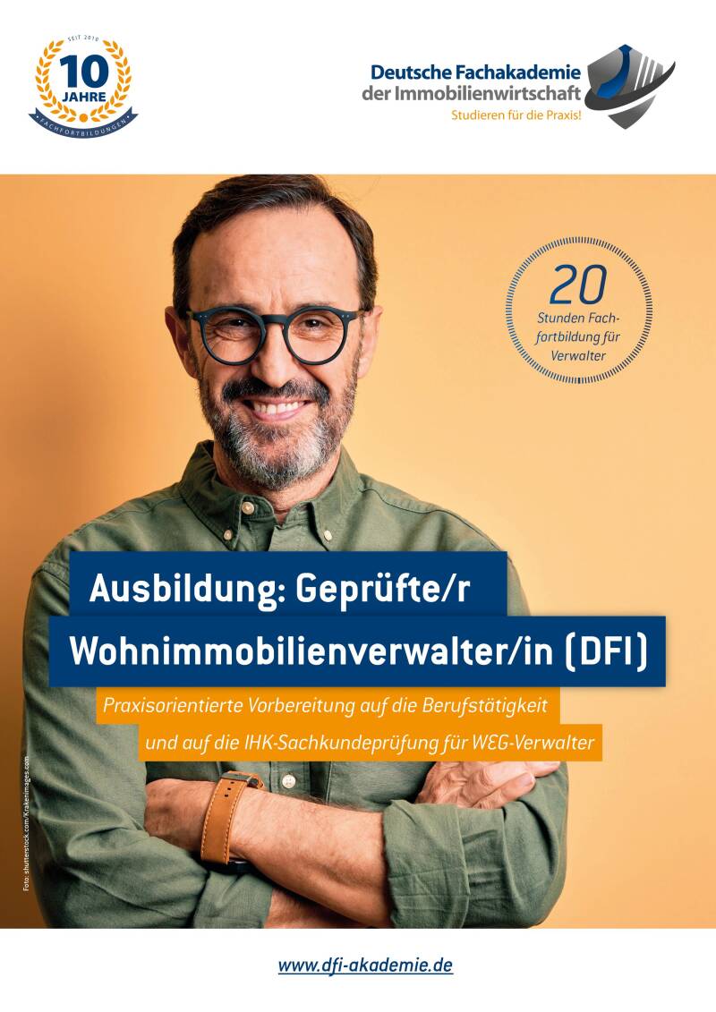 Ausbildung hausverwalter Wohnimmobilienverwalter Zertifizierter Verwalter IHK