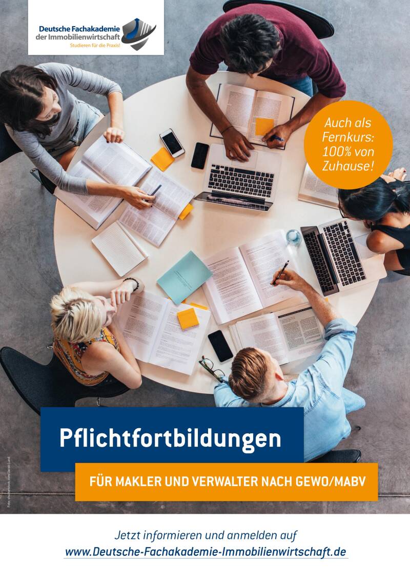 Pflichtfortbildung nach §34C GewO  Hausverwalter