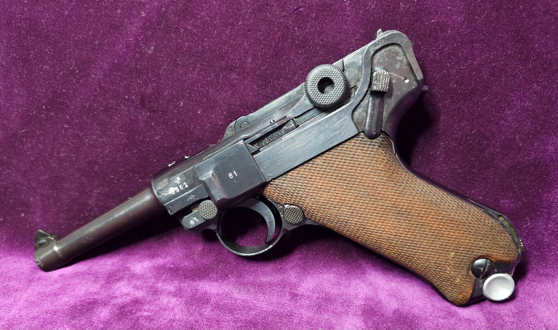 Pistolet P08 Mauser Police - Allemagne 1940 - calibre 9x19, monomatricule, catégorie B