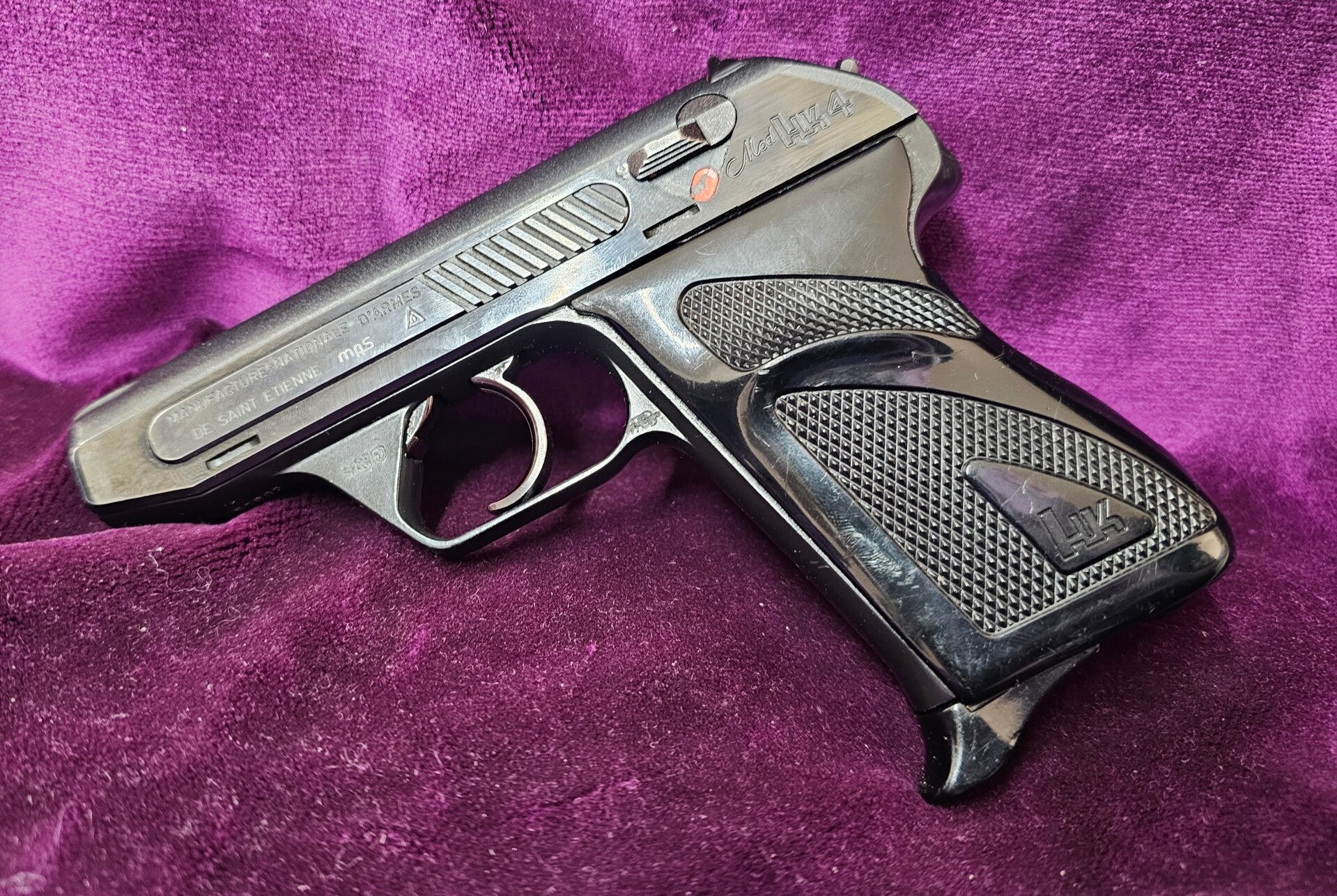 Heckler & Koch HK4 Mod.4 - MAS Saint-Étienne 1974 - Double canon 7,65 Browning & .22LR - Rare, avec boite & documents - Catégorie B