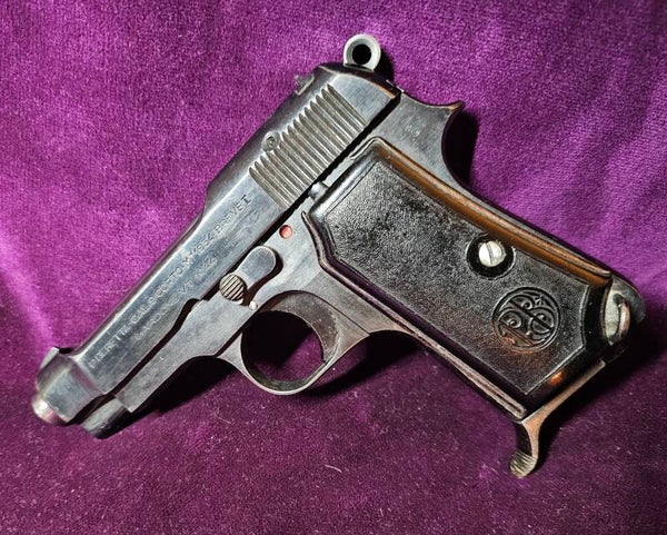 Pistolet Beretta Modello 1934 - Calibre 9 Corto 9x17mm - Année 1944 Série AA - Fabrication sous contrôle allemand - Monomatricule - Catégorie B