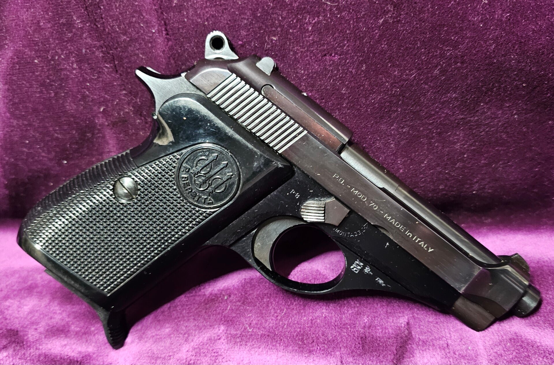 Pistolet BERETTA, mod 70, calibre 7,65br (32acp), 1973, Italie, Catégorie B