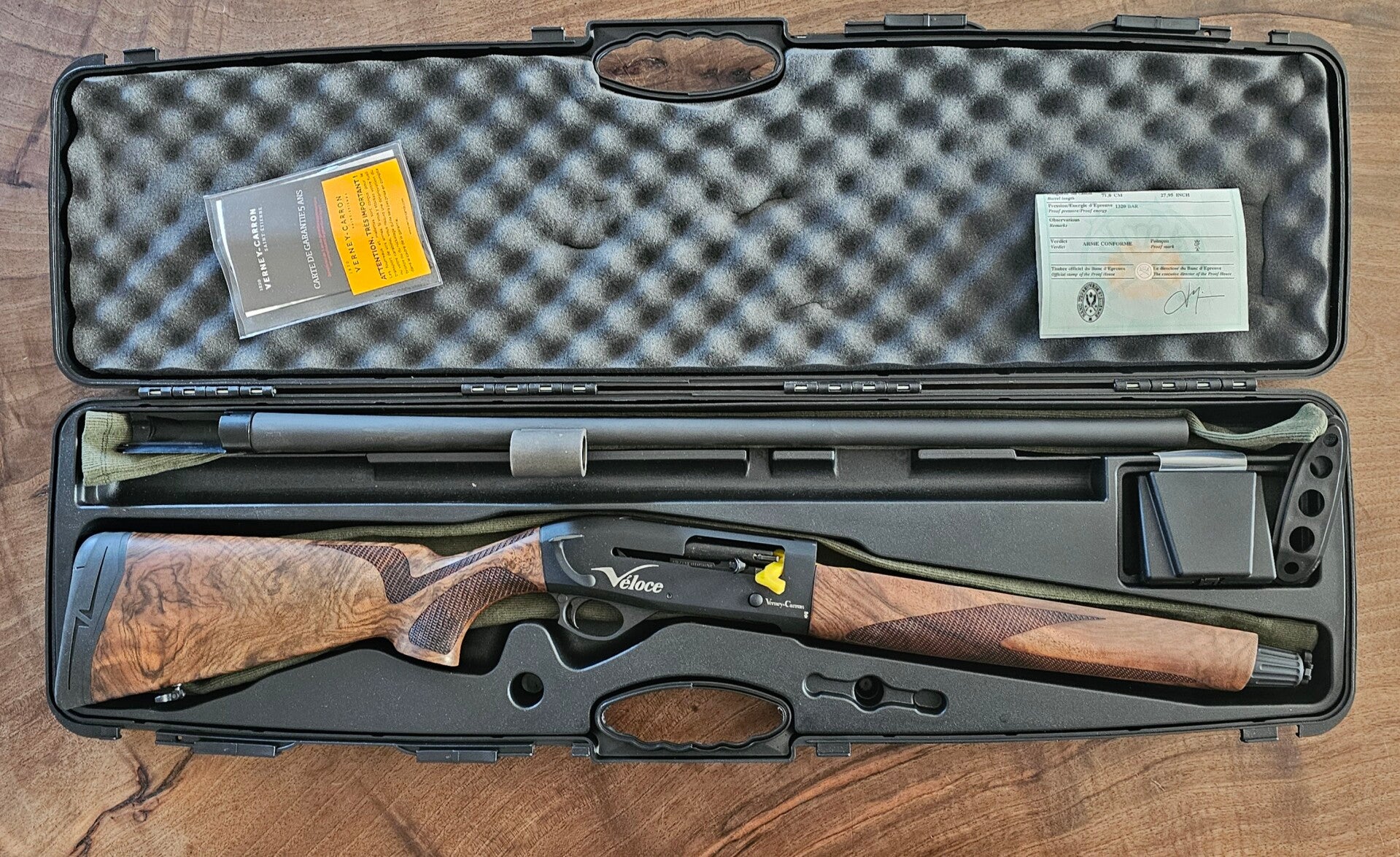 Fusil Véloce Classique Bois Verney Carron 12/76 71cm