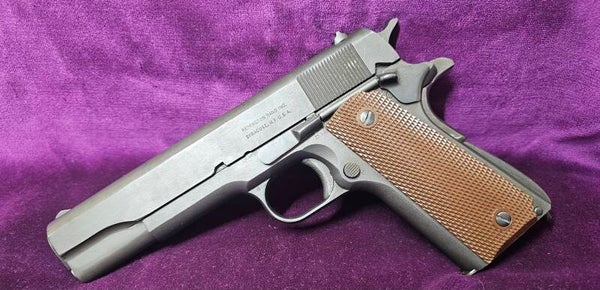Pistolet Remington Rand 1911 A1 U.S. Army .45 ACP WWII FJA United States Property High Standard