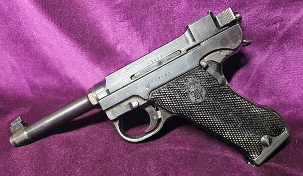 Pistolet HUSQVARNA M/40 “LAHTI” – RIGSPOLITIET DANOISE – 9X19 – IMPORT US RIDGEFIELD NJ – CATÉGORIE B
