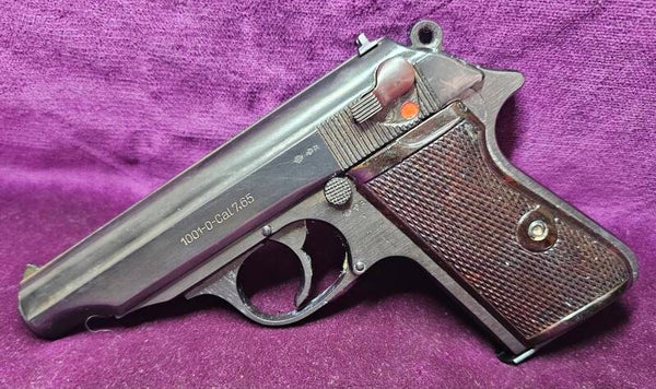 Pistolet VEB Ernst Thälmann Suhl P1001 DDR 7,65 Browning – Walther PP Est-Allemand Mono-Matricule