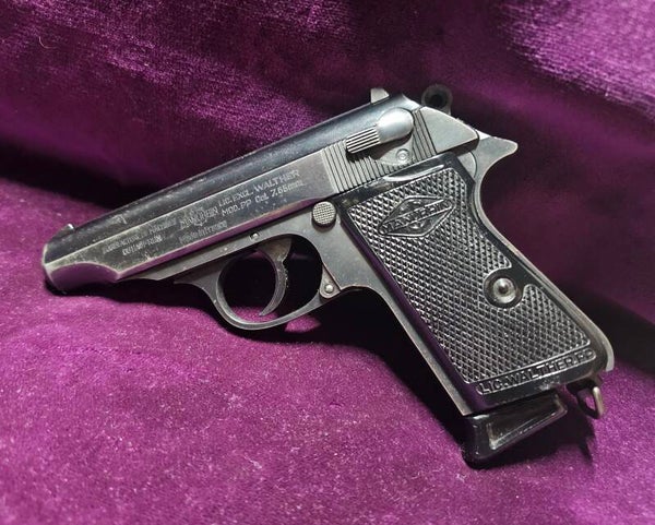 Manurhin Walther PP Police Suédoise TILLHÖR POLISEN calibre 7,65 Browning