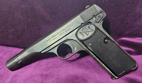 Pistolet FN Browning 1910/22 Wehrmacht WaA140 calibre 7,65 Browning mono-matricule