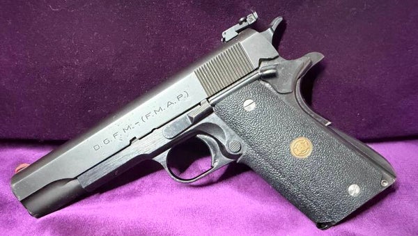 Pistolet DGFM (FMAP) Modèle 1927 CFS calibre .45 ACP – Rare Sistema Colt du Consejo Federal de Seguridad argentin