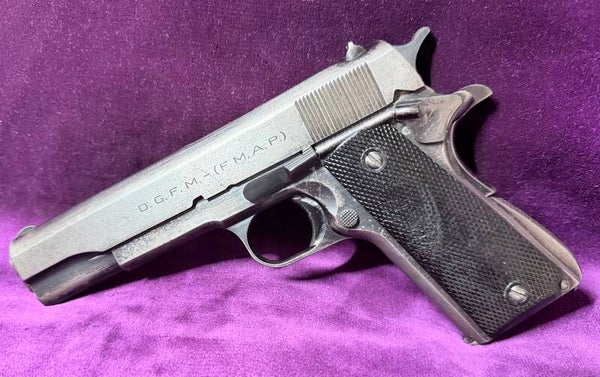 Pistolet DGFM (FMAP) Modèle 1927 "Policía Marítima" calibre .45 ACP - Monomatricule