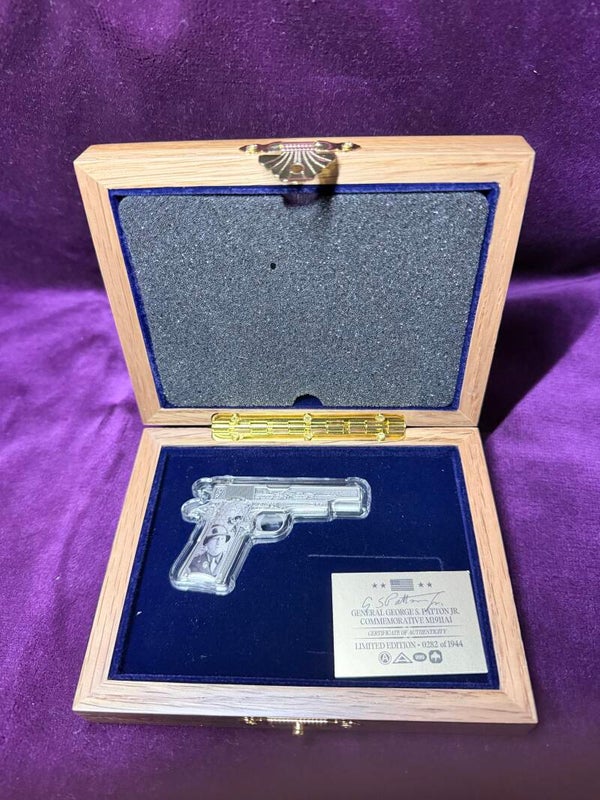Monnaie Patton 1911 argent 999 – 2 oz – Samoa 2026