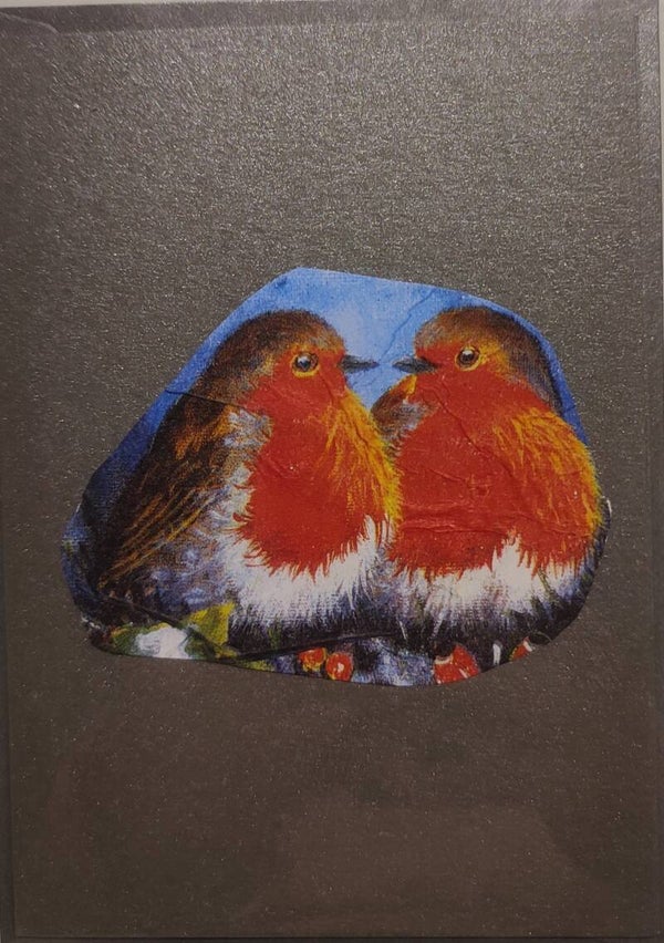 Karte aus Servietten Technik