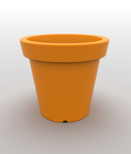 Bloom Pot No Light | Orange