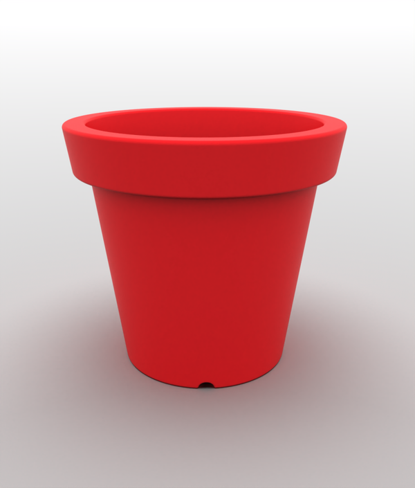 Bloom Pot No Light | Red