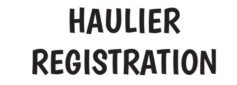 Haulier Registration