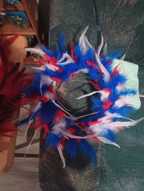 Feather wreaths
