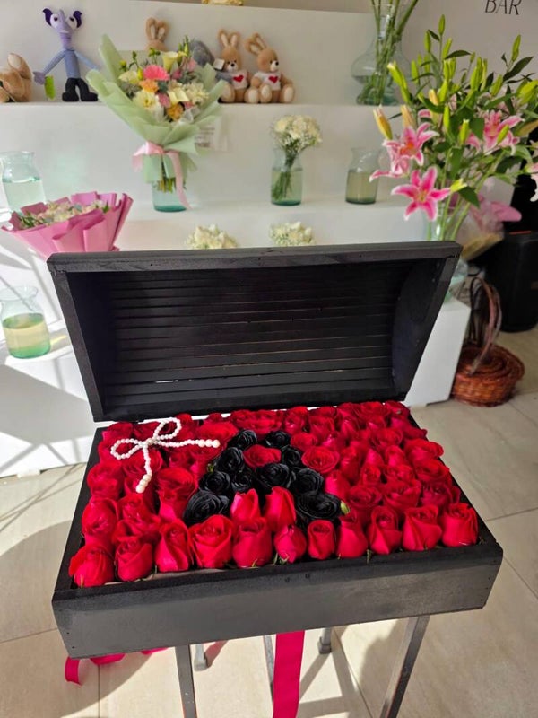 Cofre de rosas