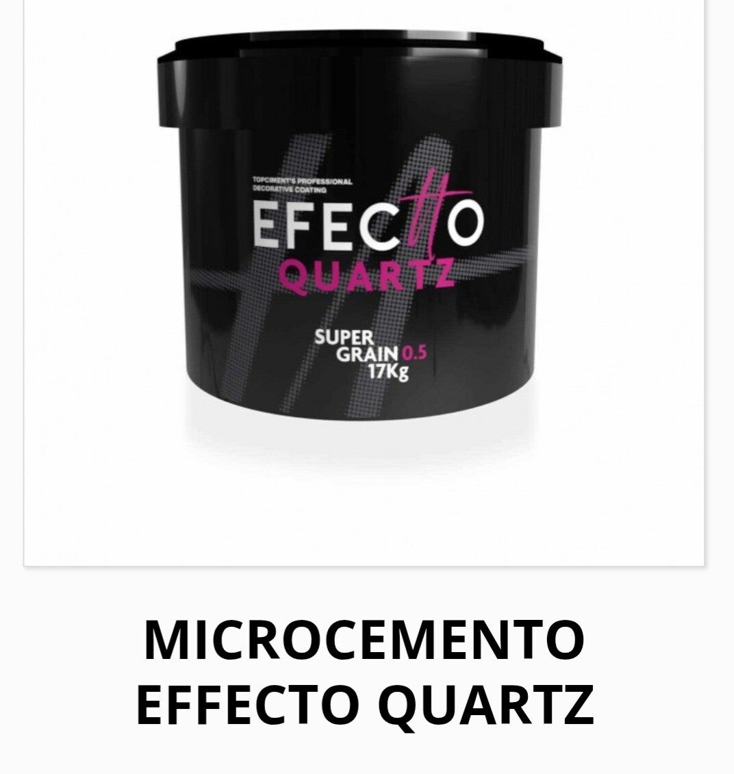 Microcemento listo al uso  cuartz
