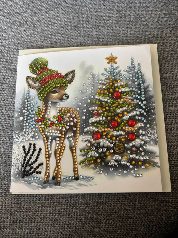 Diamond art Christmas card 2
