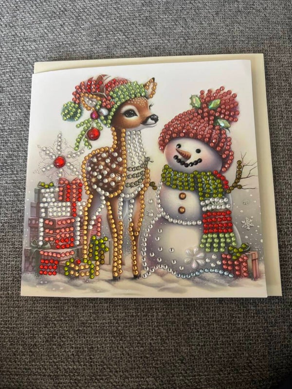 Diamond art Christmas card 4